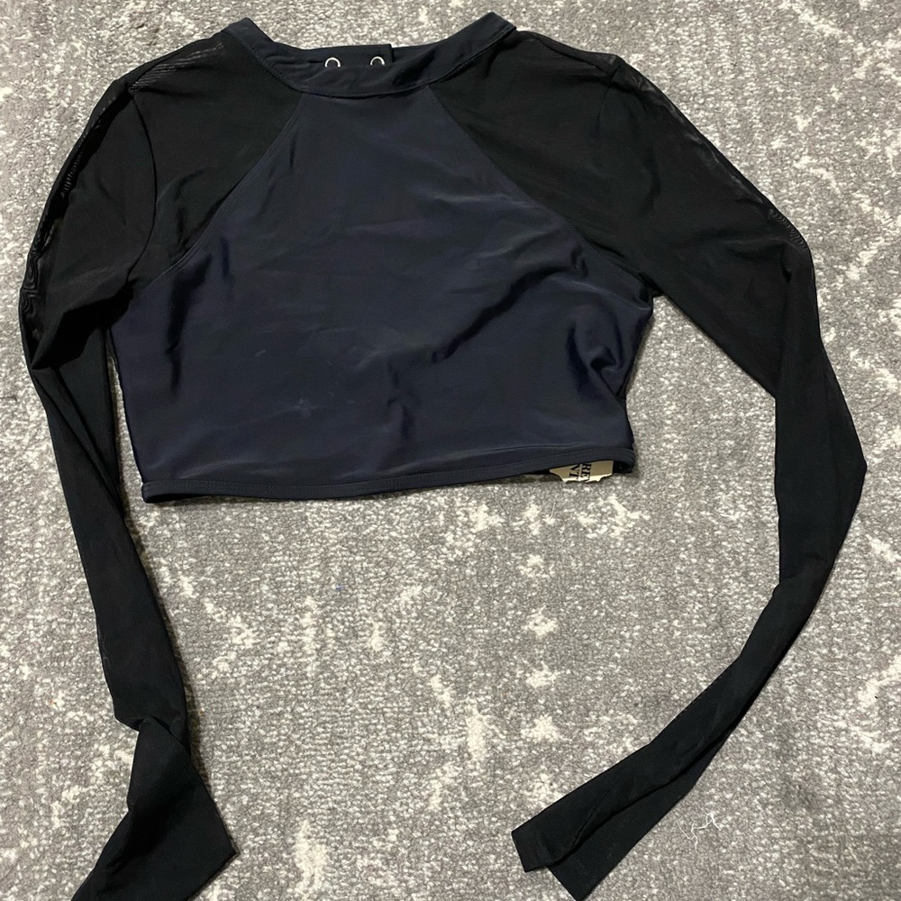 Forever 21 rash guard mesh
